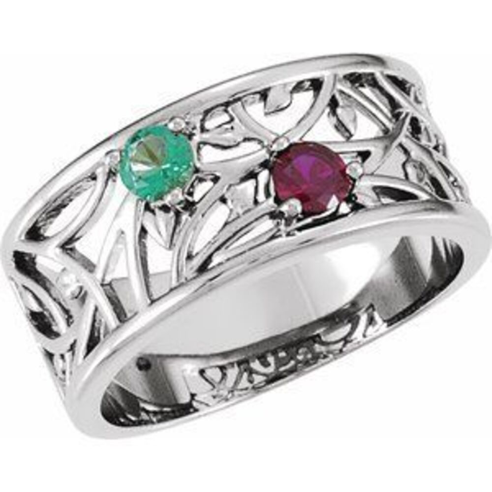 Sterling Silver Stackable Bead Ring - image 3